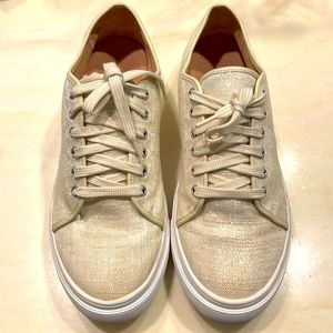Gold sneakers women’s size 9